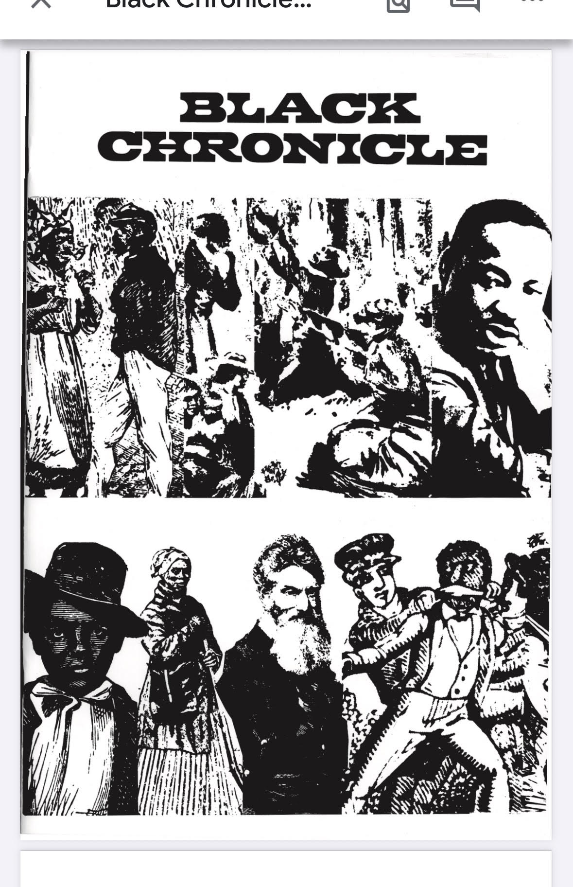 Black Chronicle by Anthology — book cover